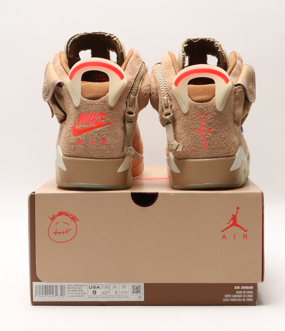ナイキ  スニーカー AIR JORDAN6 TRAVIS SCOTT     DH0690-200 メンズ SIZE 27cm  NIKE