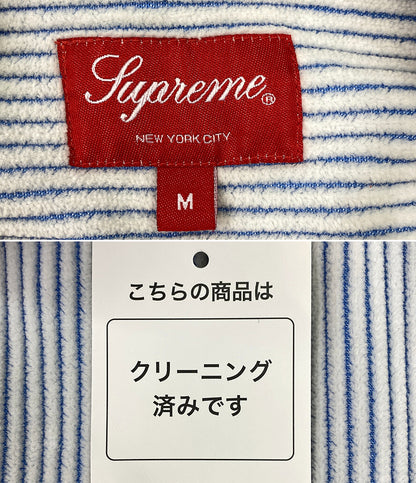 シュプリーム  ジャケット ストライプ 2tone corduroy zip up shirt      メンズ SIZE M  Supreme