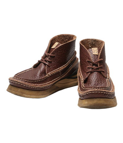 ビズビム  ブーツ レザー モカシン ブラウン      メンズ SIZE -  VIsvim