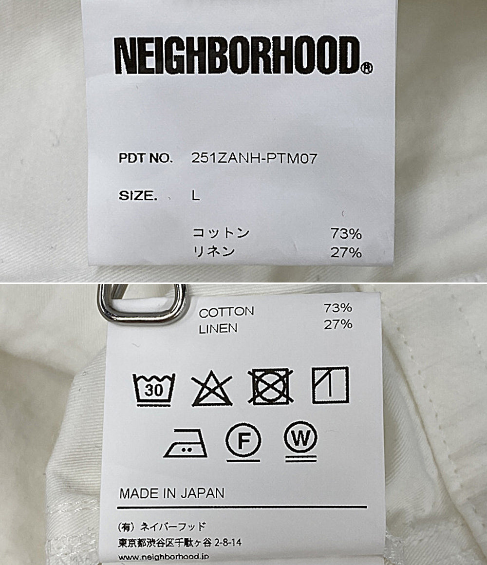 NEIGHBORHOOD パンツ WIDE BAKER PANTS ホワイト 25SS メンズ SIZE L ネイバーフッド