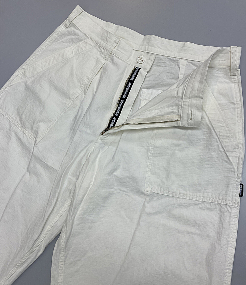 NEIGHBORHOOD パンツ WIDE BAKER PANTS ホワイト 25SS メンズ SIZE L ネイバーフッド
