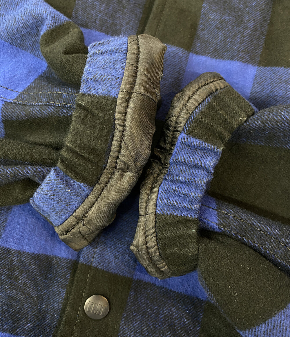 TMT コーチジャケット バッファローチェック ブルー 24AW メンズ SIZE XL ティーエムティー