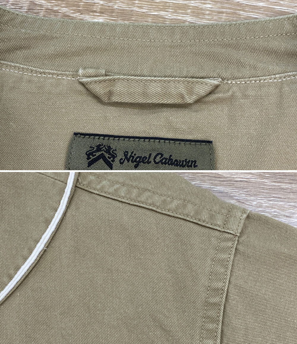 NIGEL CABOURN ベースボールシャツ 8044-00-11003 メンズ SIZE 48 ナイジェルケーボン