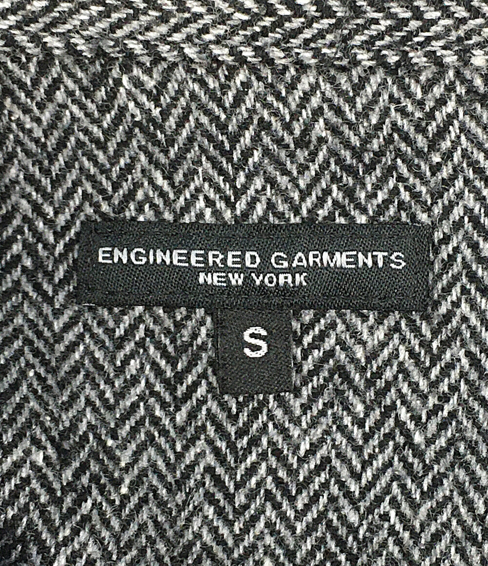 ENGINEERED GARMENTS ジャケット BA SHIRT JACKET POLY WOOL HERRINGBONE メンズ SIZE S エンジニアードガーメンツ