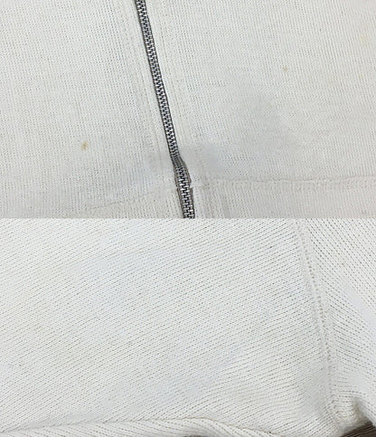 イッセイミヤケ メン ジップパーカー 筆タグ 立体加工 ホワイト 80s メンズ SIZE - ISSEY MIYAKE MEN