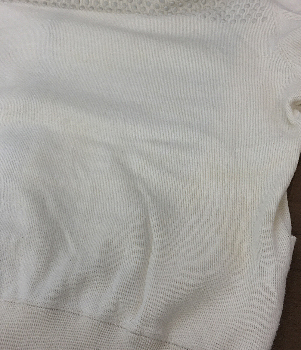 イッセイミヤケ メン ジップパーカー 筆タグ 立体加工 ホワイト 80s メンズ SIZE - ISSEY MIYAKE MEN