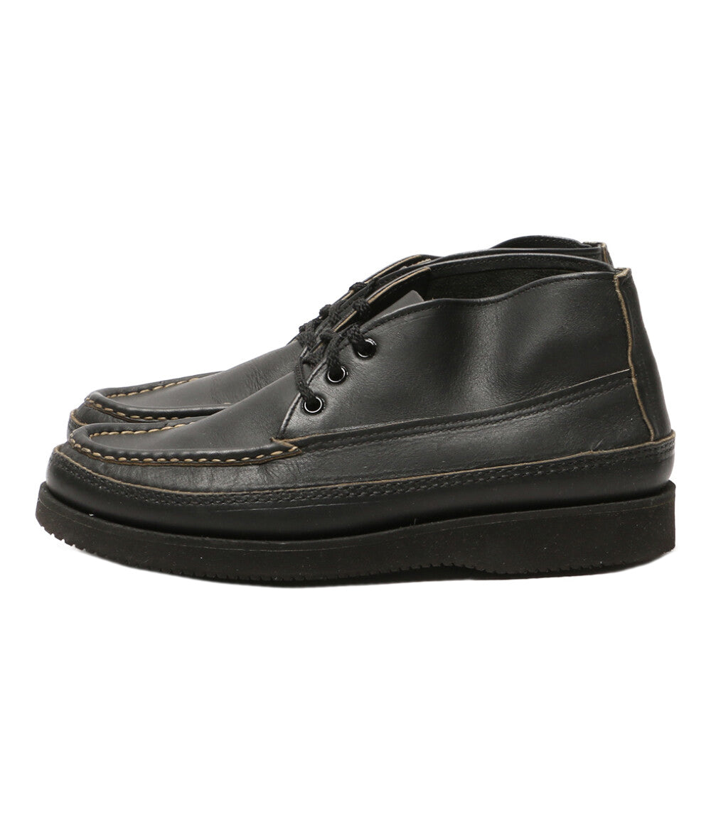 ラッセルモカシン チャッカブーツ ブラック メンズ SIZE 8 RUSSELL MOCCASIN