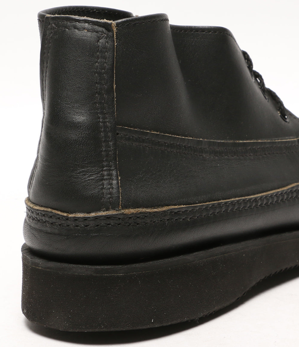 ラッセルモカシン チャッカブーツ ブラック メンズ SIZE 8 RUSSELL MOCCASIN