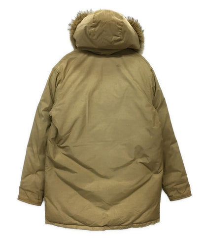 WOOLRICH ダウンジャケット USA製 ベージュ 80s 21032 メンズ SIZE M ウールリッチ
