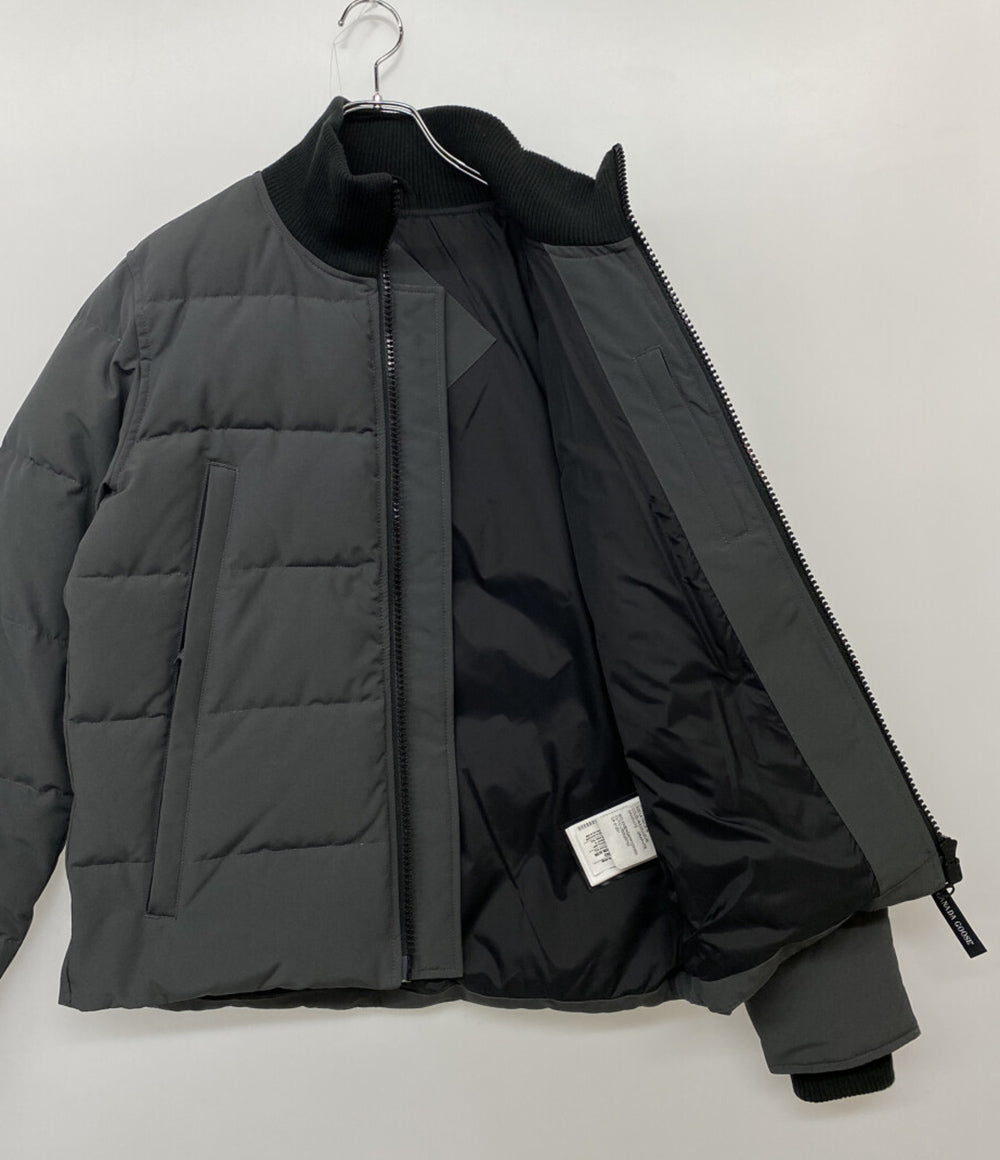 CANADA GOOSE ダウンジャケット WOOLFORD JACKET グレー メンズ SIZE M カナダグース