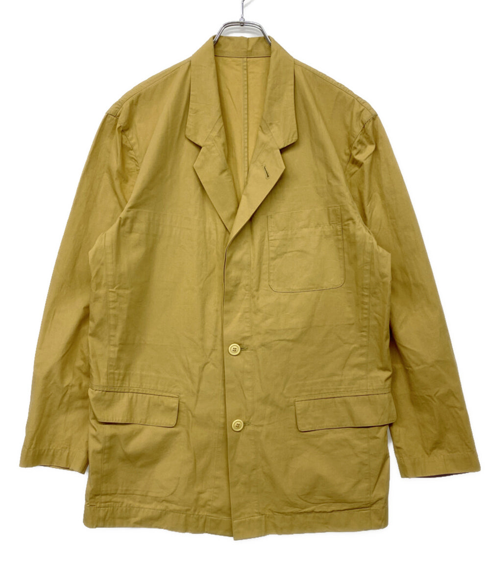 ISSEY MIYAKE MEN テーラードジャケット 80s 筆タグ テーラードジャケット イエロー メンズ SIZE M イッセイミヤケ メン