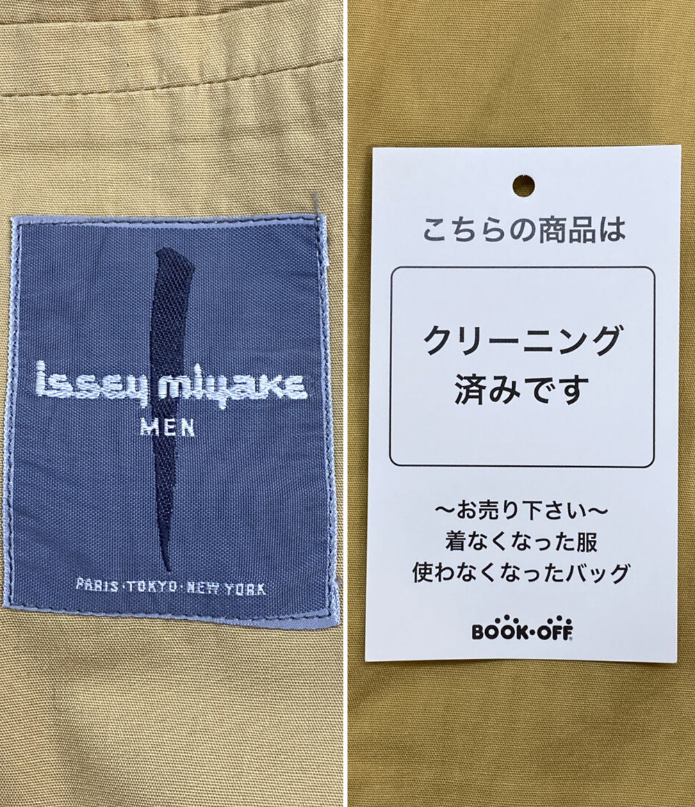 ISSEY MIYAKE MEN テーラードジャケット 80s 筆タグ テーラードジャケット イエロー メンズ SIZE M イッセイミヤケ メン