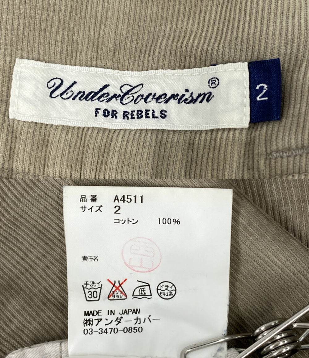 UNDERCOVERISM コーデュロイパンツ A4511 メンズ SIZE 2 アンダーカバーイズム