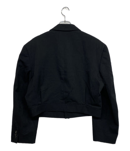 COMME des GARCONS HOMME PLUS 短丈テーラードジャケット ブラック 90ss PJ-11010M メンズ SIZE M コムデギャルソンオムプリュス