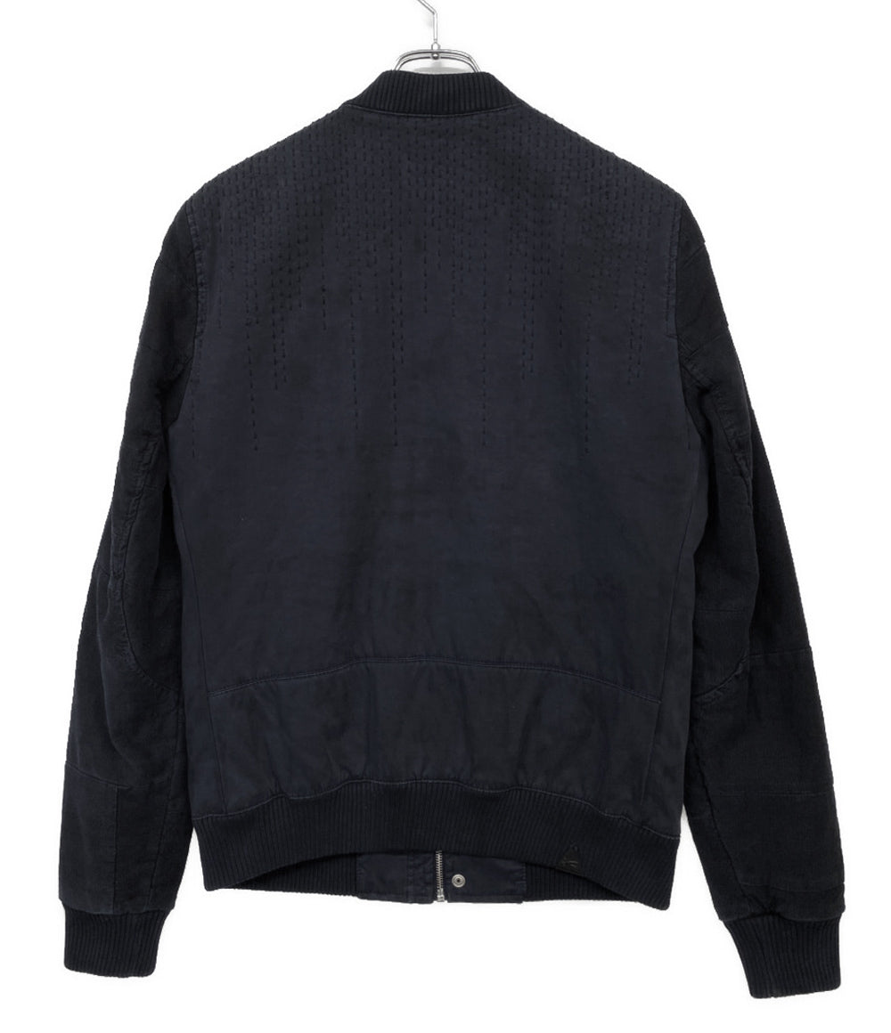 DENHAM ジップブルゾン コットン ネイビー メンズ SIZE S デンハム