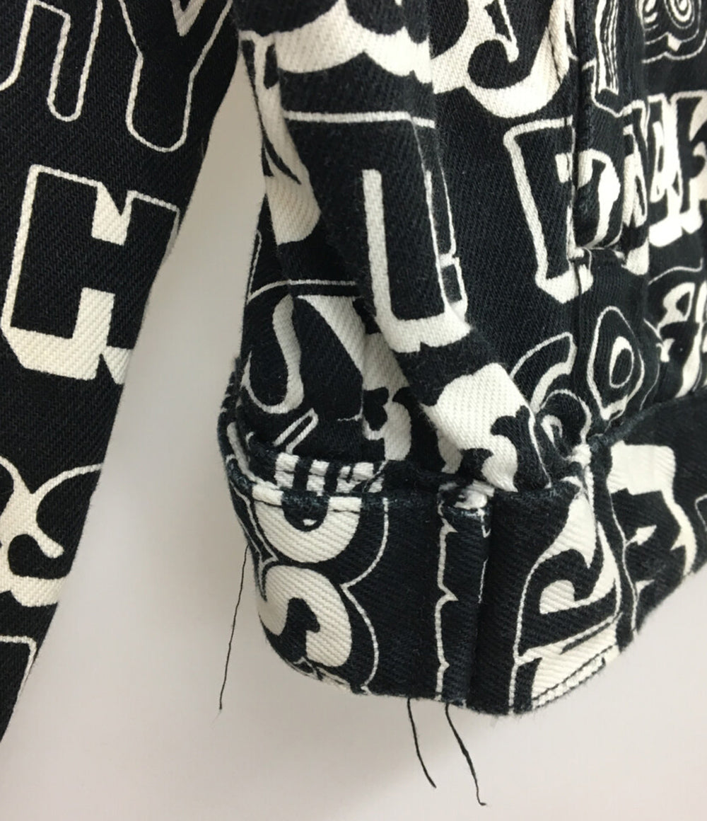 Supreme × HYSTERIC GLAMOUR ヒステリックグラマー ワークジャケット テキスト メンズ SIZE M シュプリーム