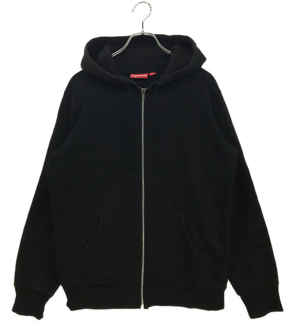 Supreme 14AW ロゴテープジップパーカー ブラック メンズ SIZE M シュプリーム
