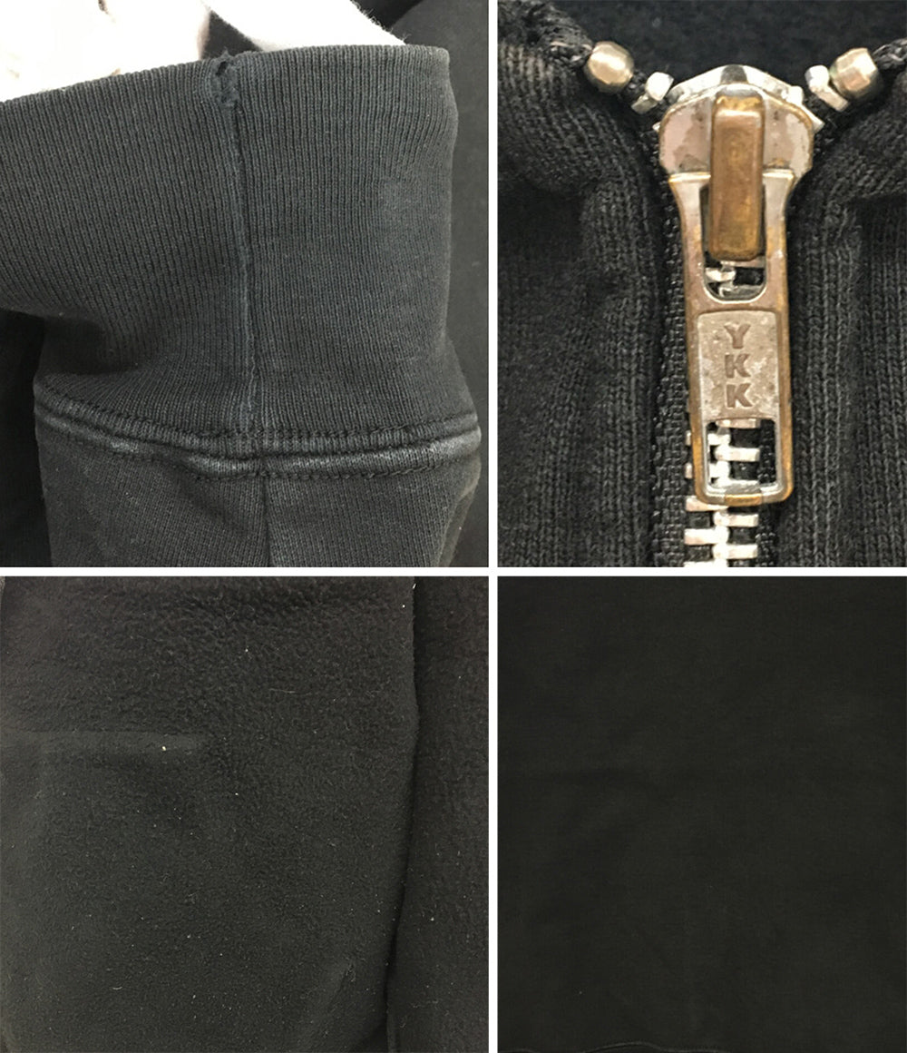 Supreme 14AW ロゴテープジップパーカー ブラック メンズ SIZE M シュプリーム