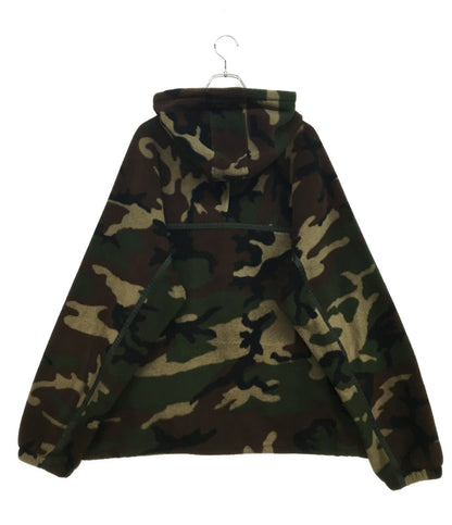 Supreme 19AW Polartec フリースパーカー ハーフジップ カモ メンズ SIZE XL シュプリーム