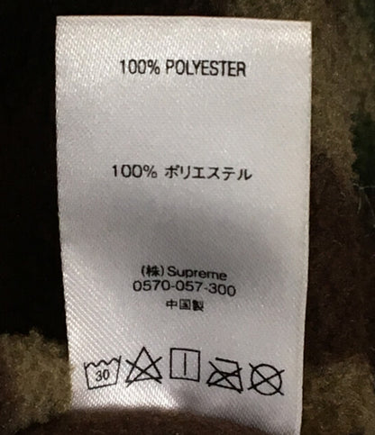 Supreme 19AW Polartec フリースパーカー ハーフジップ カモ メンズ SIZE XL シュプリーム