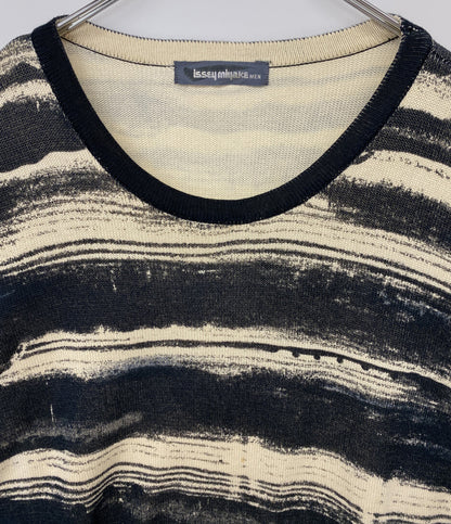 ISSEY MIYAKE MEN 80s 筆タグ ボーダーニット メンズ SIZE F イッセイミヤケ メン
