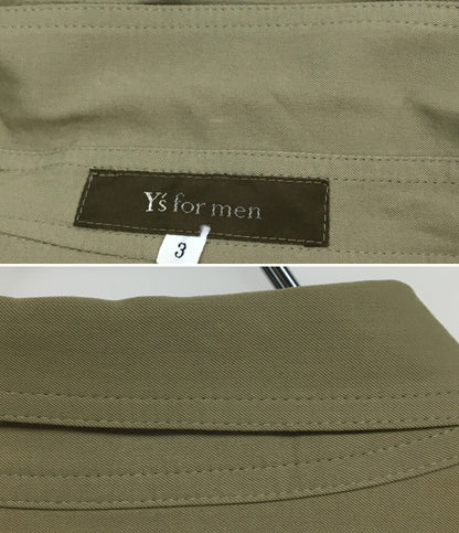 Y’s for men ボタン長袖シャツ メンズ SIZE 3 ワイズフォーメン