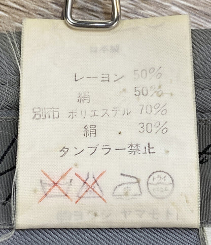 YOHJI YAMAMOTO POUR HOMME 91AW レーヨンシルク長袖シャツ 襟内:ゴールド メンズ SIZE M ヨウジヤマモトプールオム
