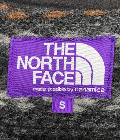 THE NORTH FACE PURPLE LABEL ニット 切替 Field Crew Neck Sweater メンズ SIZE S ザノースフェイスパープルレーベル