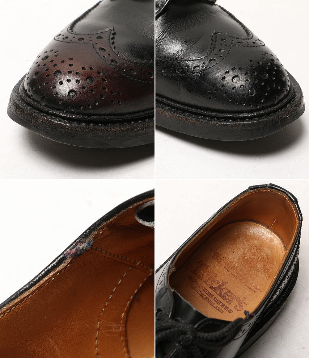 TRICKER'S ウィングチップ BOURTON ビジネスシューズ ブラック メンズ SIZE 7.5 トリッカーズ