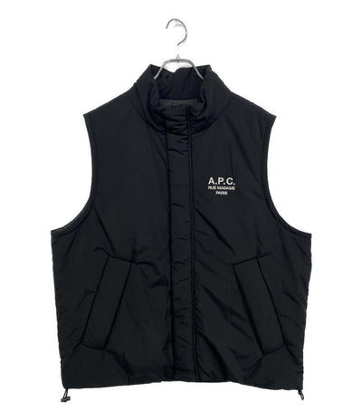 美品 A.P.C. 中綿ベスト GILET RAYMOND ブラック 24236-1-37941 メンズ SIZE M アーペーセー
