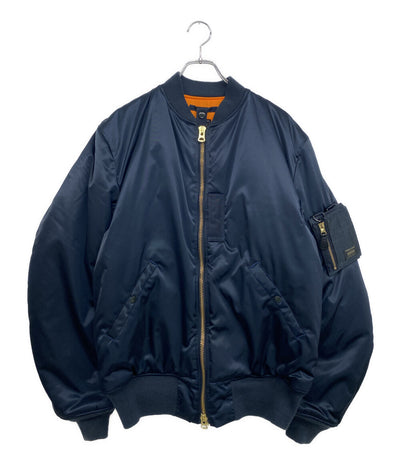 BUZZ RICKSON’S フライトジャケット×POTER MA-1 & WALLET ネイビー BR10521PT メンズ SIZE 40 バズリクソンズ