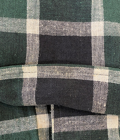 ISSEY MIYAKE MEN ジャケット 筆タグ チェック グリーン 80s LG31986 メンズ SIZE M イッセイミヤケ メン