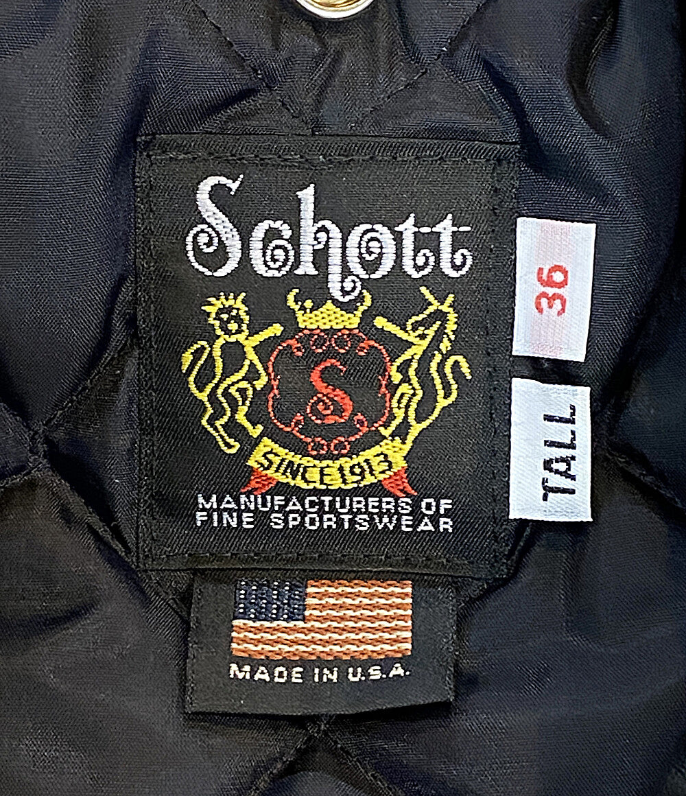SCHOTT ワンスターライダースジャケット 613UHT 7416 メンズ SIZE 36 ショット