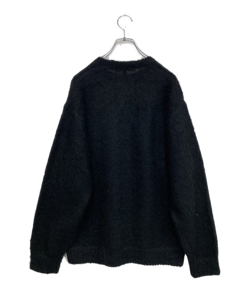 美品 Supreme モヘアニット 胸ロゴ メンズ SIZE M シュプリーム