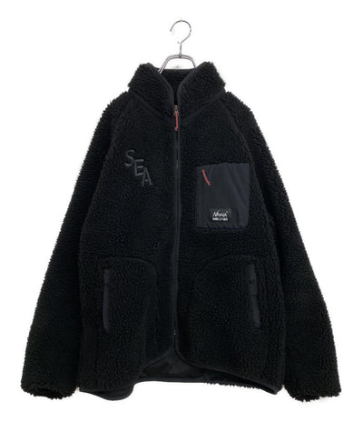 WIND AND SEA × NANGA ナンガ ボアフリースジャケット メンズ SIZE L ウィンダンシー