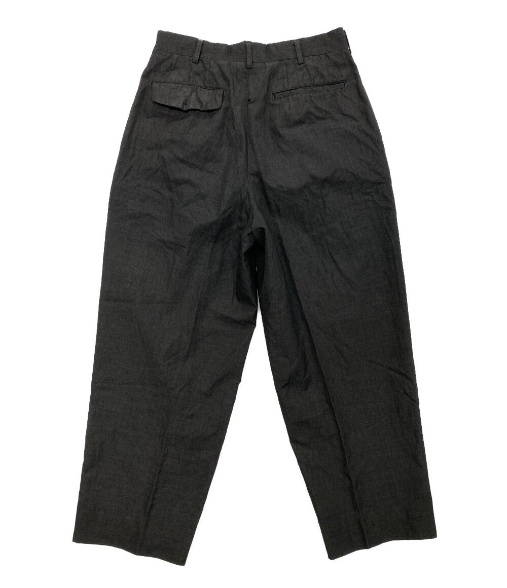 COMME des GARCONS HOMME パンツ AD1998 ウールギャバ ダークグレー HP-04004S メンズ SIZE S コムデギャルソンオム