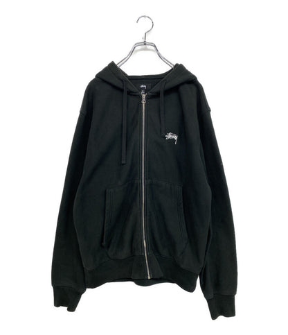 STUSSY パーカー LOGO ZIP HOODIE メンズ SIZE S ステューシー