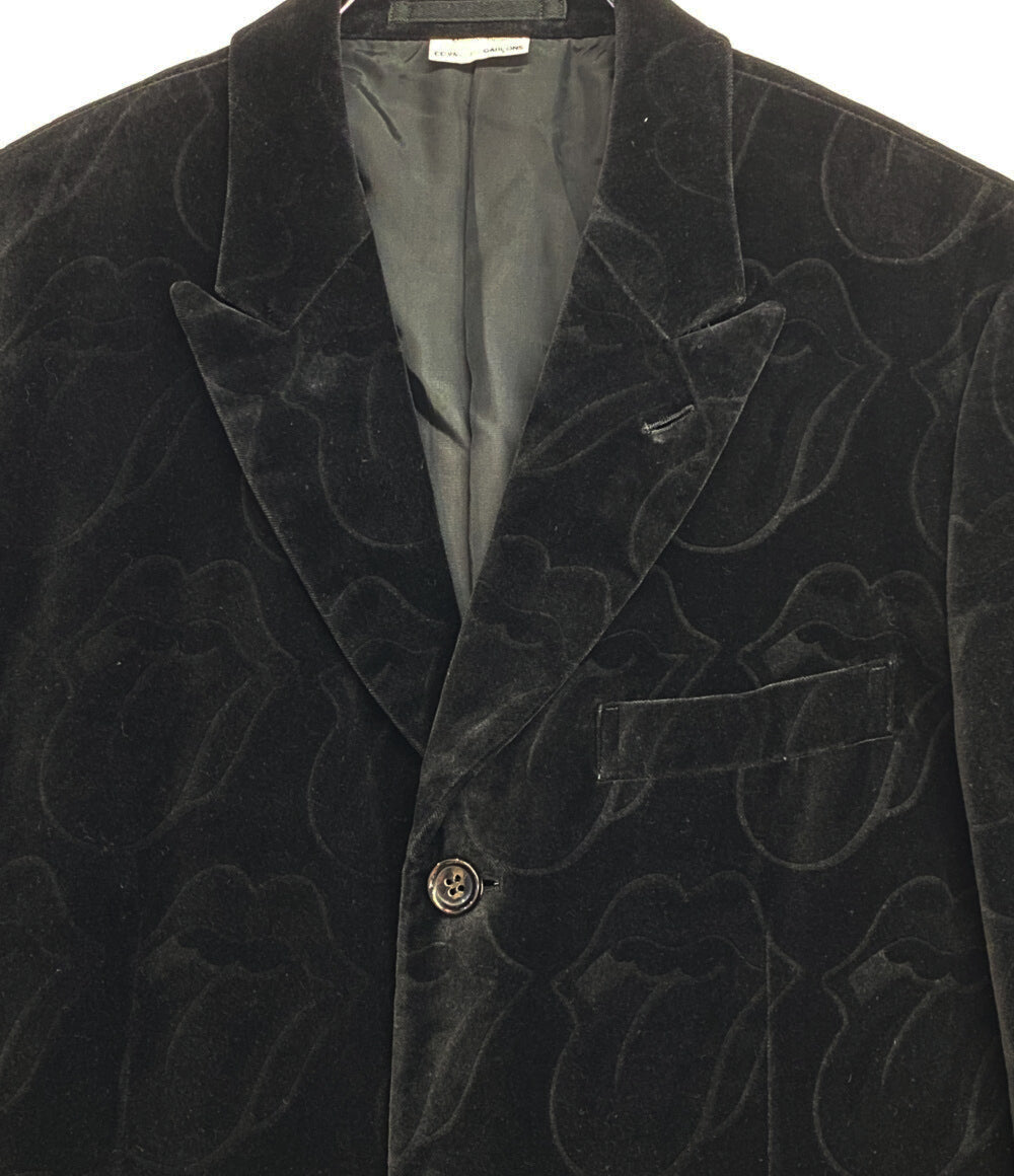 COMME des GARCONS HOMME PLUS アーカイブ ベルベットチェスターコート Rolling Stones 06SS PQ-J023 メンズ SIZE S コムデギャルソンオムプリュス