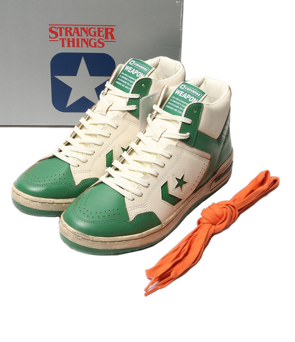 美品 CONVERSE スニーカー WEAPON HI STRANGER THINGS 5 メンズ SIZE 28cm コンバース