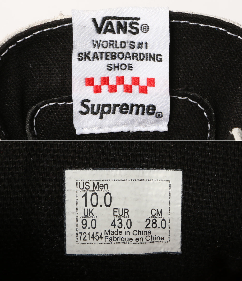 Supreme×VANS ヴァンズ スニーカー スケートグロッソ ミッド メンズ SIZE 28cm シュプリーム