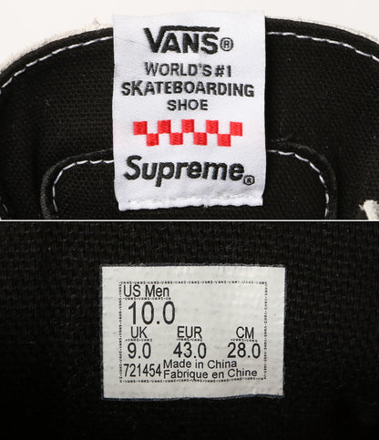 Supreme×VANS ヴァンズ スニーカー スケートグロッソ ミッド メンズ SIZE 28cm シュプリーム