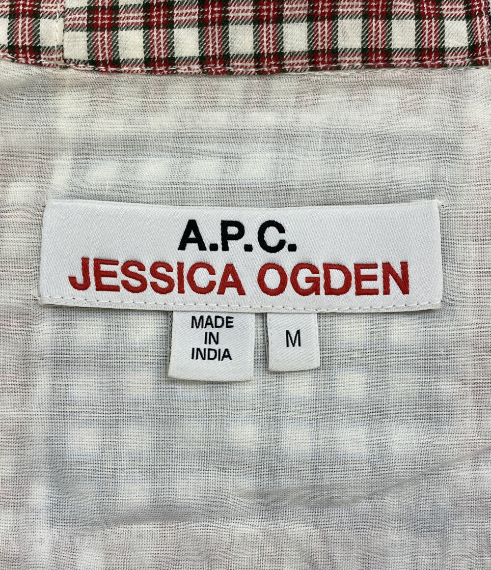 A.P.C. 長袖シャツ パッチワークオバーシャツ 22aw メンズ SIZE M アーペーセー
