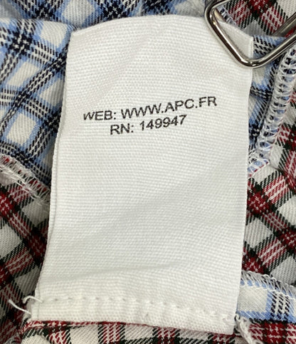A.P.C. 長袖シャツ パッチワークオバーシャツ 22aw メンズ SIZE M アーペーセー