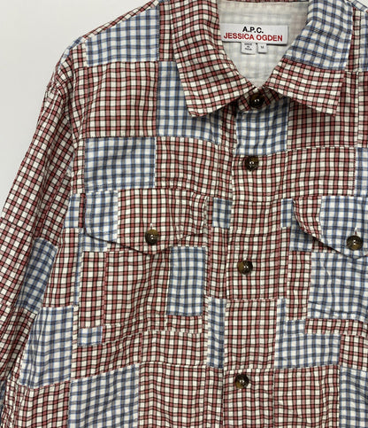 A.P.C. 長袖シャツ パッチワークオバーシャツ 22aw メンズ SIZE M アーペーセー
