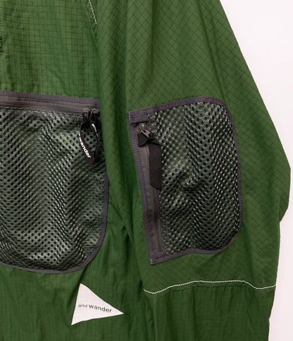 and wander ナイロンジャケット breath rip pullover jacket メンズ SIZE XL アンドワンダー