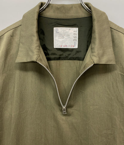 sacai 半袖Ｔシャツ ハーフジップポロシャツ カーキ 25-03691M メンズ SIZE 2 サカイ