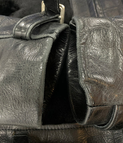 HARLEY DAVIDSON グリズリージャケット 牛革 羊毛皮 ブラック メンズ SIZE M ハーレーダビッドソン
