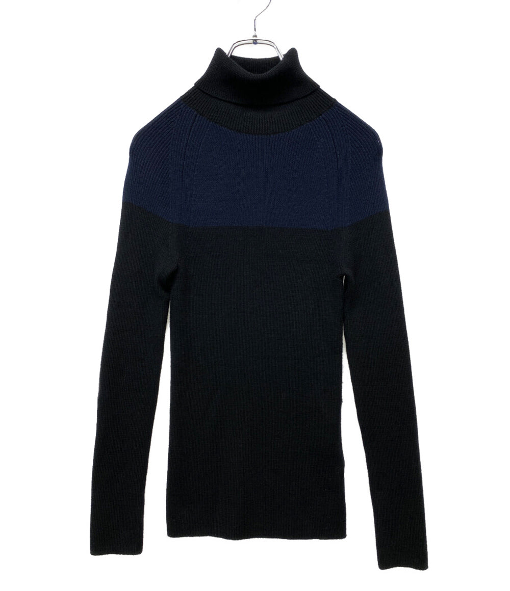 LIMI feu 24AW バイカラーリブニット レディース SIZE - リミフゥ