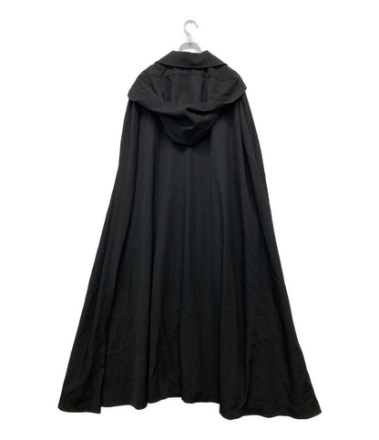 YOHJI YAMAMOTO POUR HOMME アーカイブ ポンチョコート 80s 丸ロゴ ウールギャバ メンズ SIZE M ヨウジヤマモトプールオム