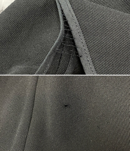 YOHJI YAMAMOTO POUR HOMME アーカイブ ポンチョコート 80s 丸ロゴ ウールギャバ メンズ SIZE M ヨウジヤマモトプールオム